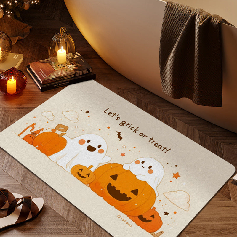 Fun Halloween-Themen Badezimmermatte
