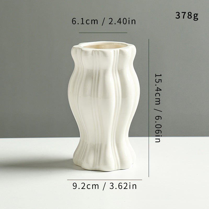 Elegante dekorative Keramikblumenvase