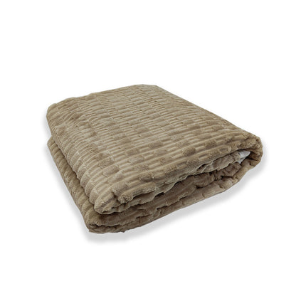 Damen luxuriöse Mikrofaser-Kuscheldecke Brehn