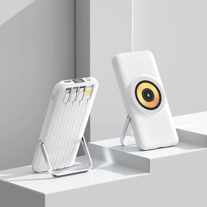 Tragbare Powerbank mit Kabelloser Ladefunktion Brehn