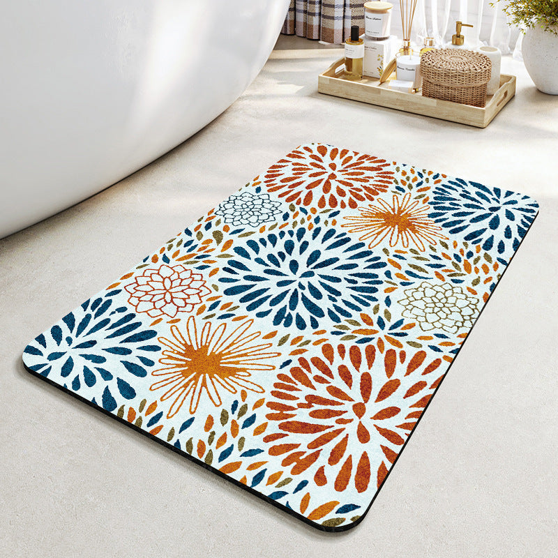 Stylische geometrische Muster Badezimmermatte Brehn