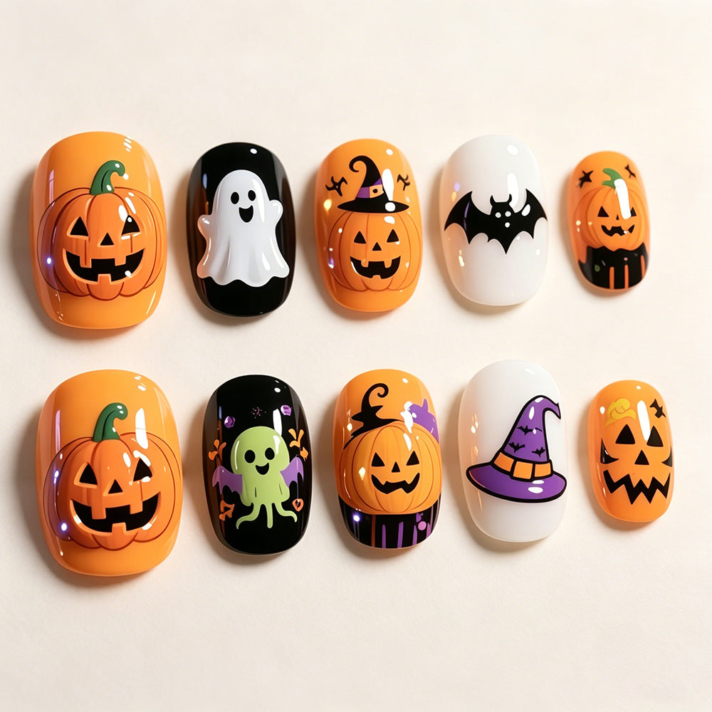Halloween Kunstnagel-Set Brehn