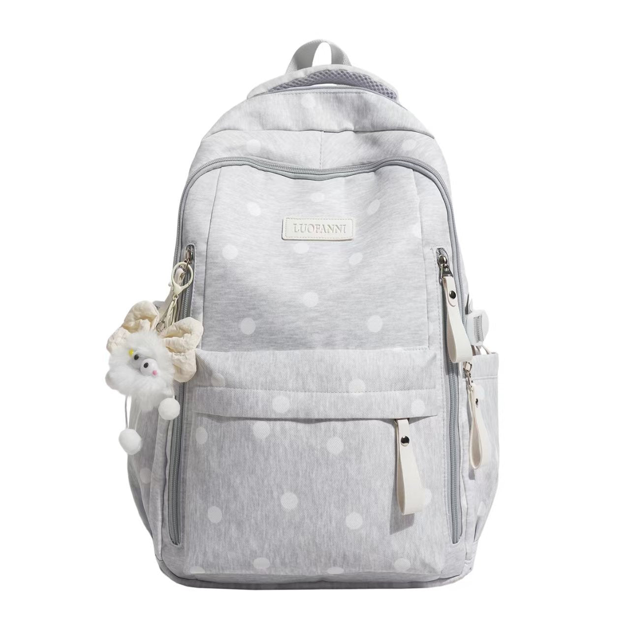 Polka Dot Mehrfach-Taschen Rucksack Brehn
