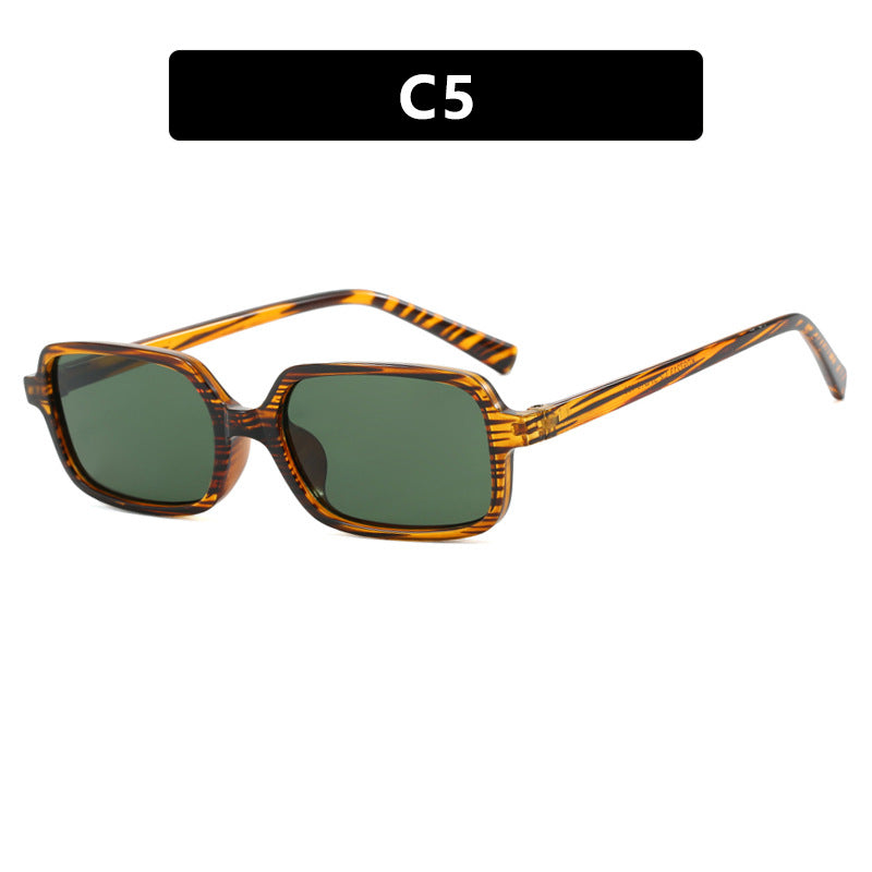 Damen quadratische Sonnenbrille mit einzigartigem, extravaganten Design und UV-Schutz Brehn
