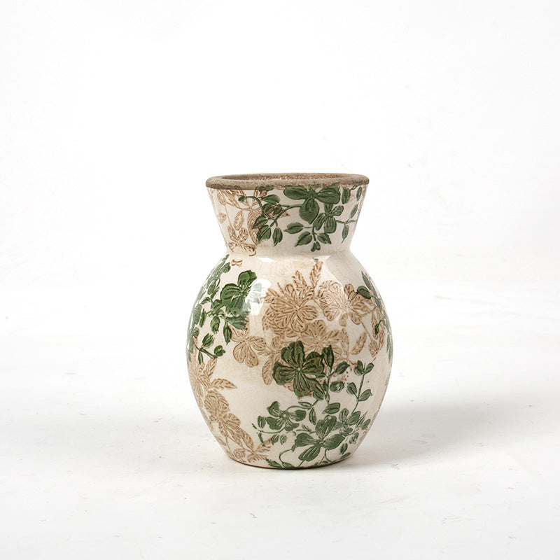 Florale Keramikvase Brehn