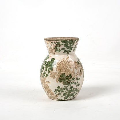 Florale Keramikvase Brehn