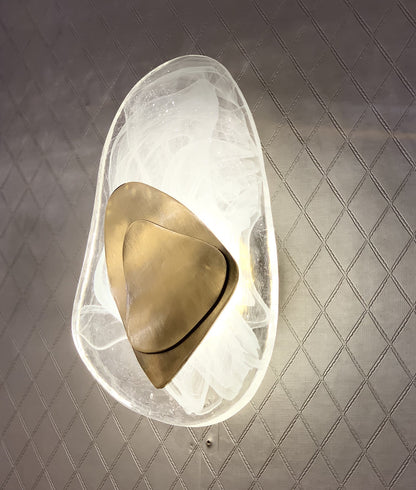 Künstlerische Wandlampe