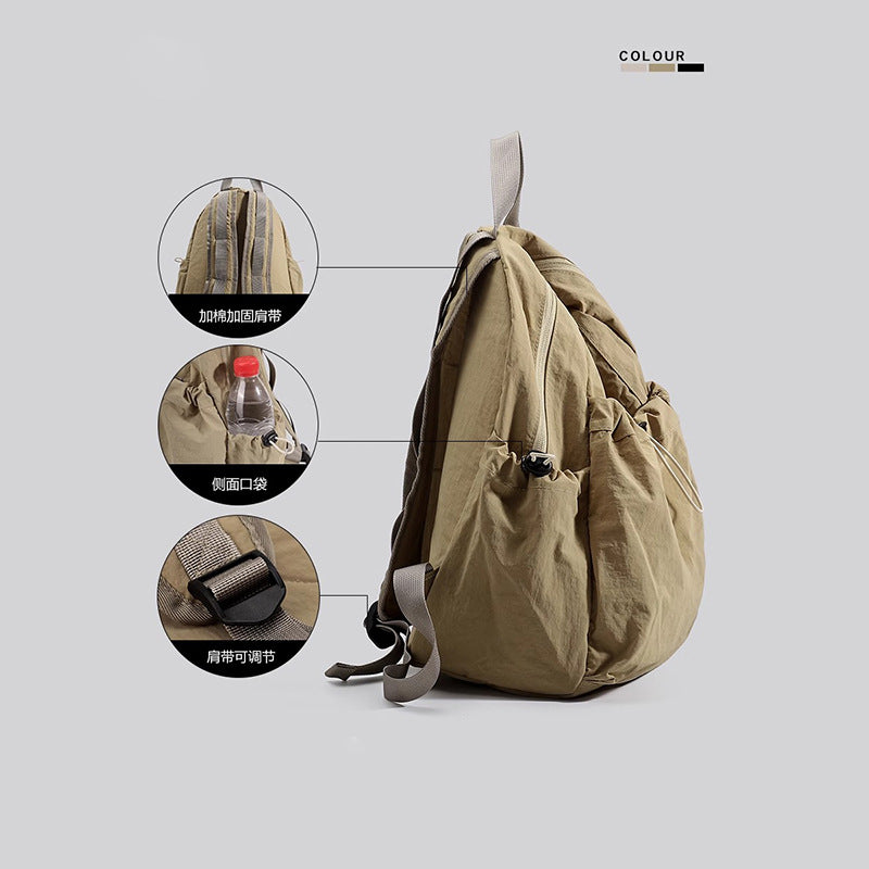 Leichter Multi-Taschen Kordelzug Rucksack Brehn