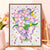 Dekorative Florale Schmetterlings Wandkunst Brehn