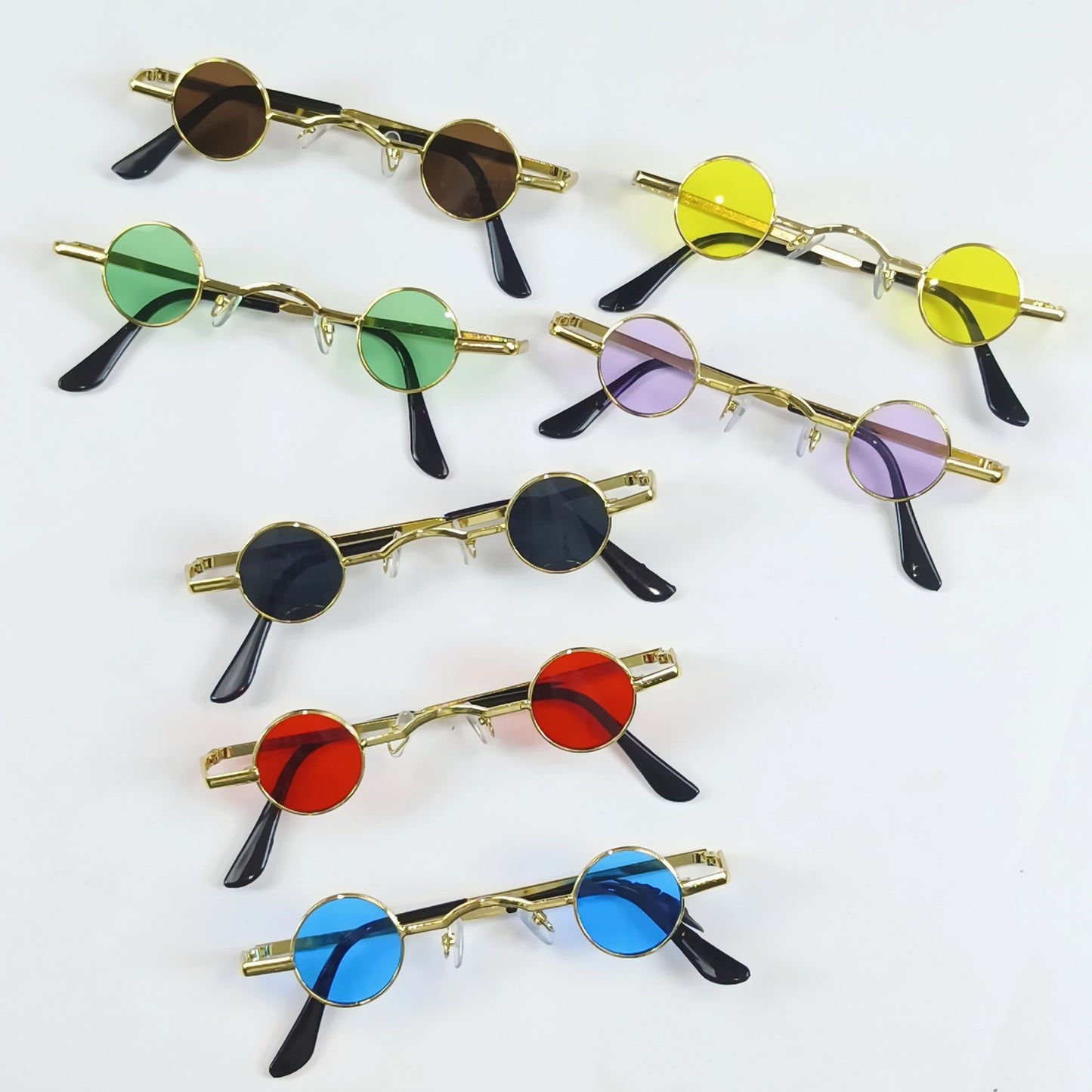 Damen Runde Sonnenbrille im Vintage-Stil Brehn