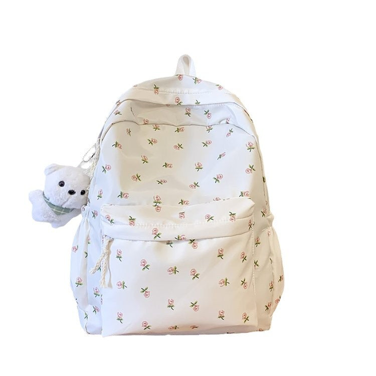 Rucksack mit Floralem Design und Praktischen Fächern Brehn