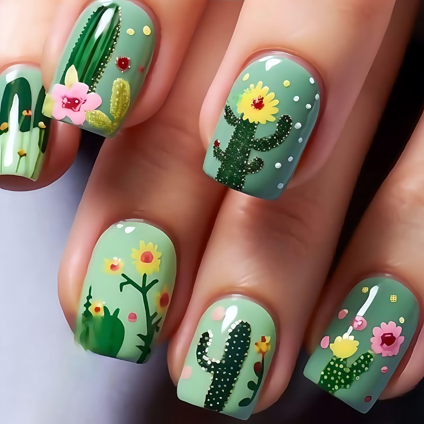 Elegante Nagelkunst mit Schwarz-Weiß-Kontrast Brehn