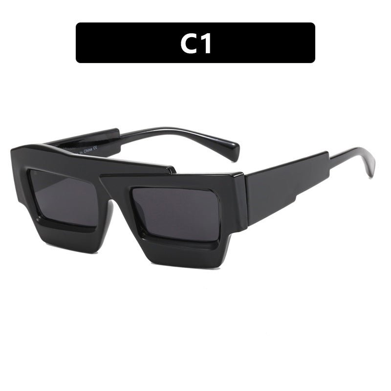 Damen trendy geometrische Sonnenbrille Brehn