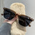 Damen stilvolle quadratische Sonnenbrille Brehn