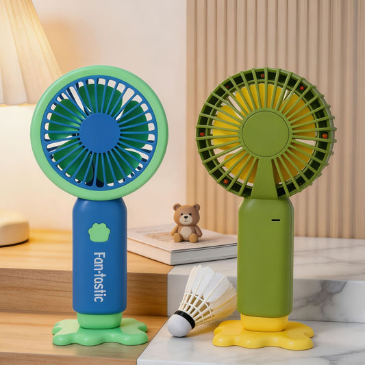 Damen Tragbarer Mini-Ventilator mit Sprühfunktion und USB-Ladeoption Brehn