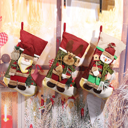 Niedlicher Weihnachtsstrumpf mit Rentierdesign Brehn