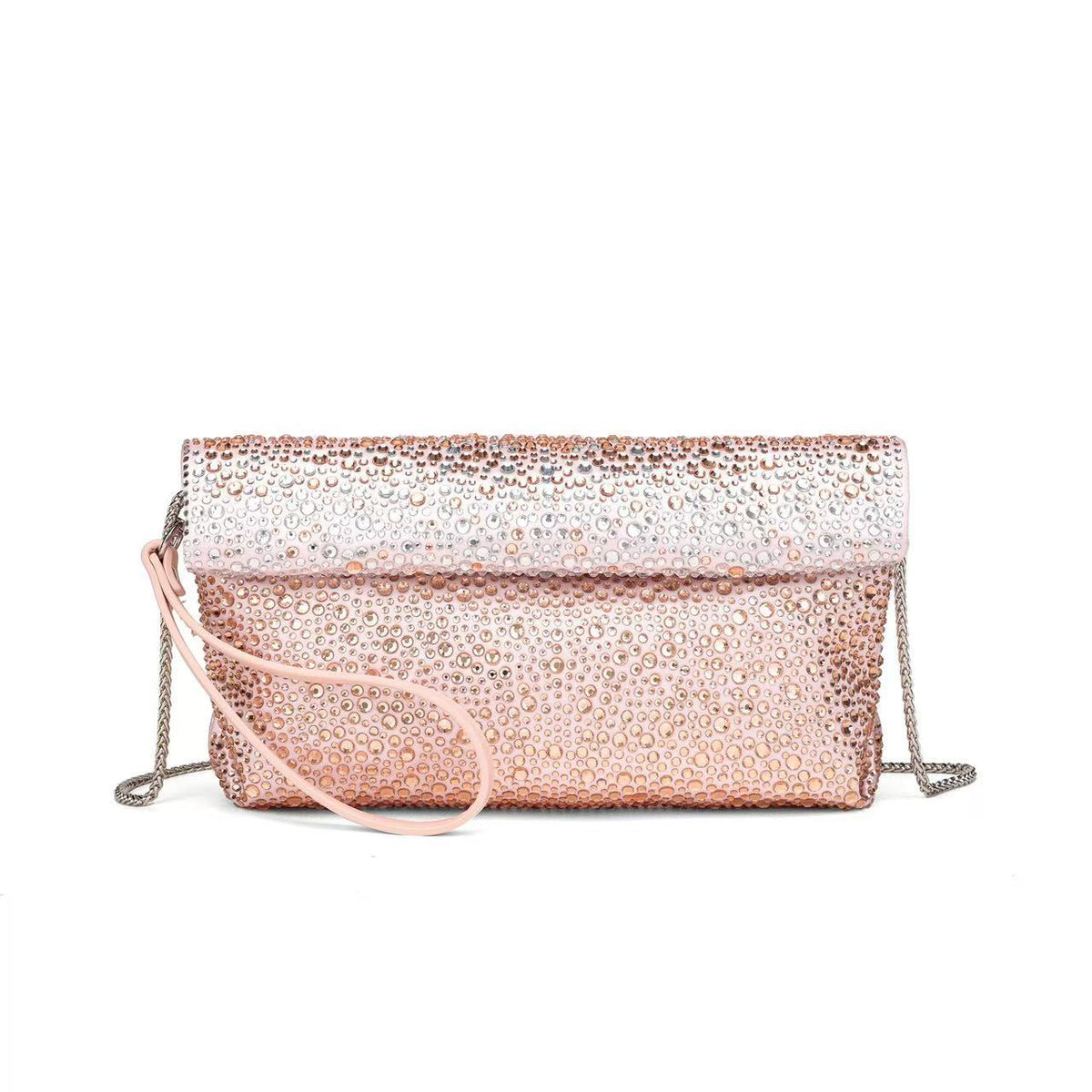 Glänzende Perlen Clutch Tasche
