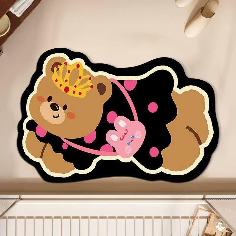Cartoon Zebra Badmatte für Badezimmer