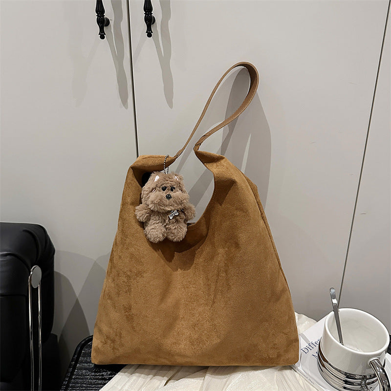 Wildleder Slouchy Hobo Bag Brehn