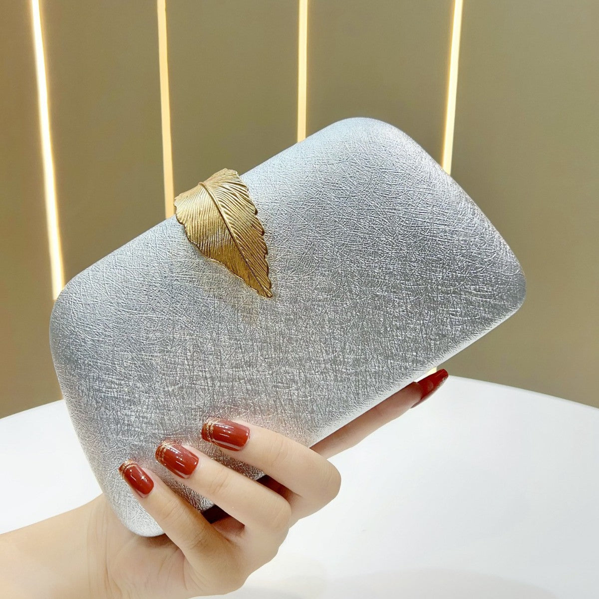 Elegante Samt Abend Clutch