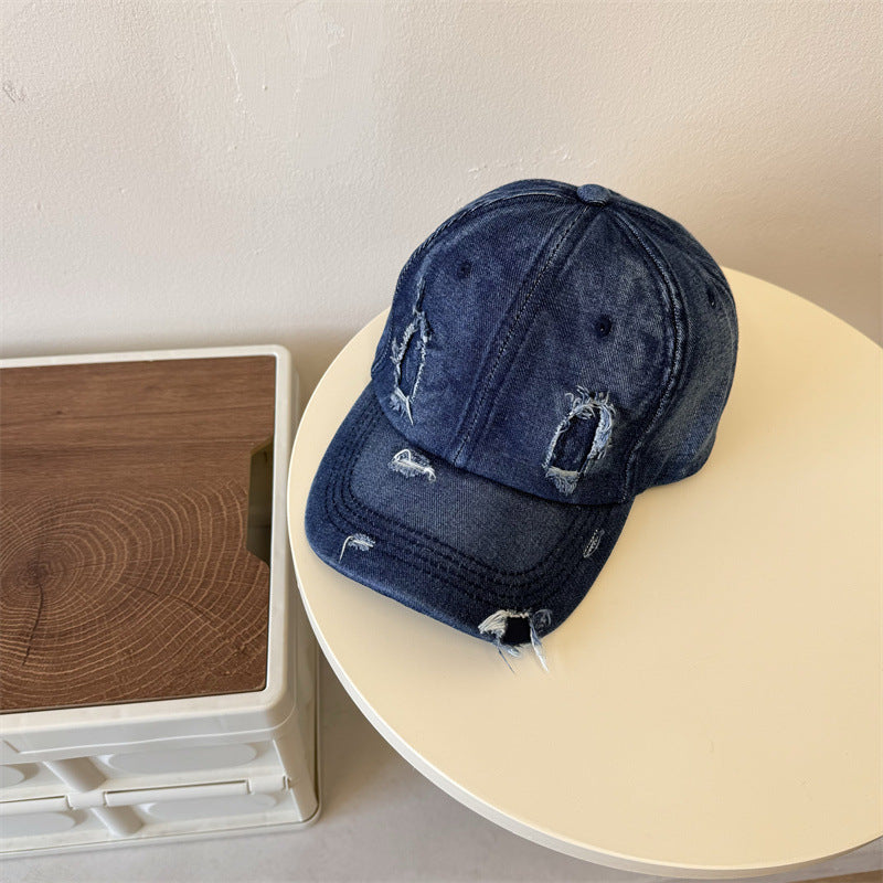 Herren Zerschlissene Denim Baseballmütze Brehn 1783921899