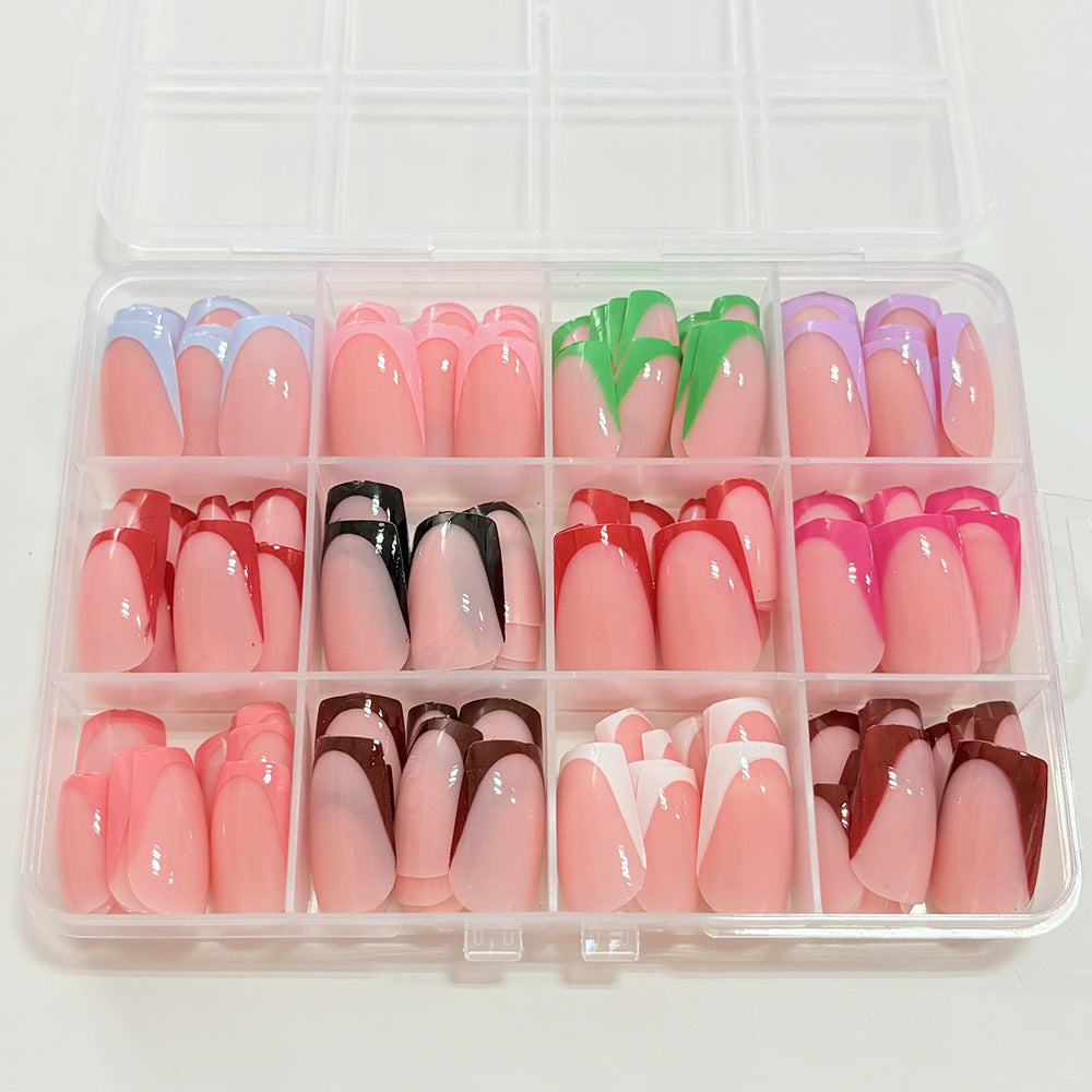 Anpassbare Full Cover Press-On Nail Tips Set
