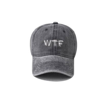 Damen Freizeit Destroyed Denim Baseballcap Brehn