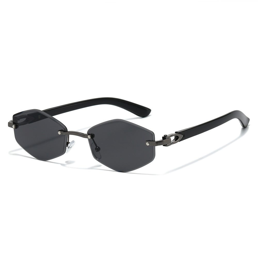 Futuristische sechseckige Rahmen Sonnenbrille Brehn