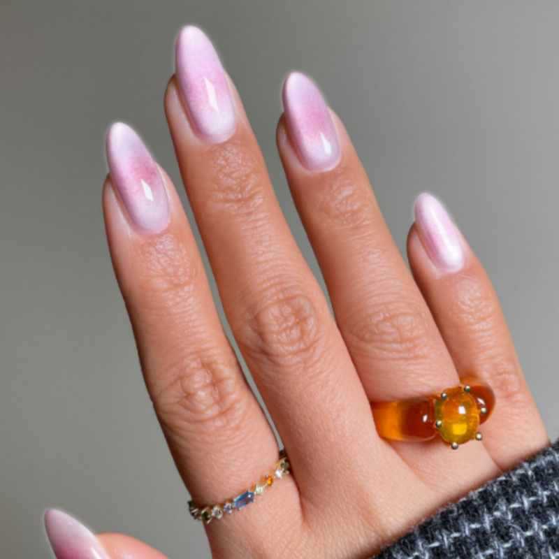 Professionelles glänzendes Press-On-Nagelset Brehn