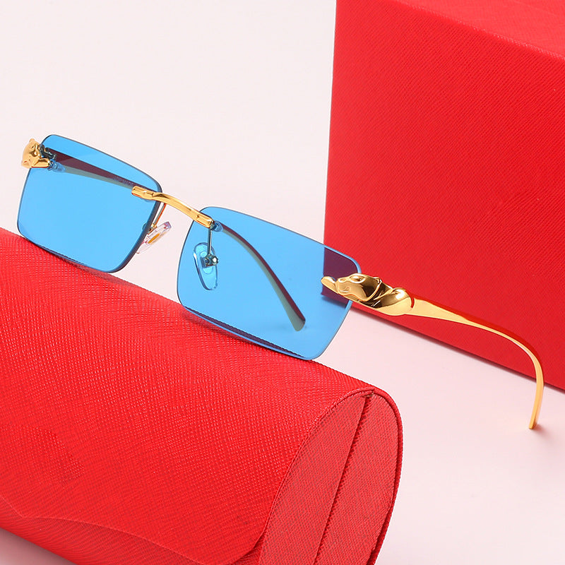 Damen modische Sonnenbrille mit elegantem Metallrahmen und innovativen Gläsern Brehn