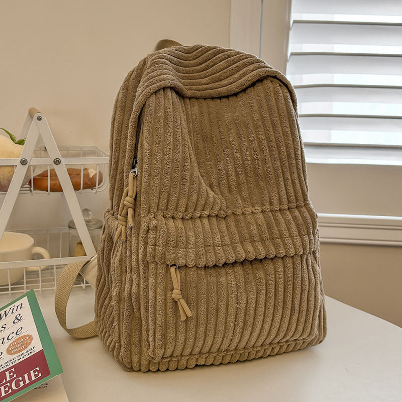 Rucksack Aus Weichem Cord Brehn