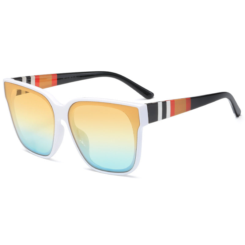Damen modische Sonnenbrille mit markantem Oversized-Rahmen und UV-Schutz Brehn