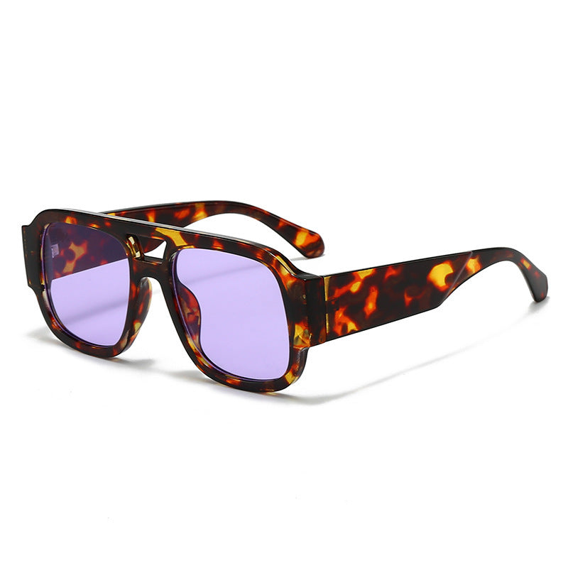 Unisex Bold Frame Retro Sonnenbrille Brehn