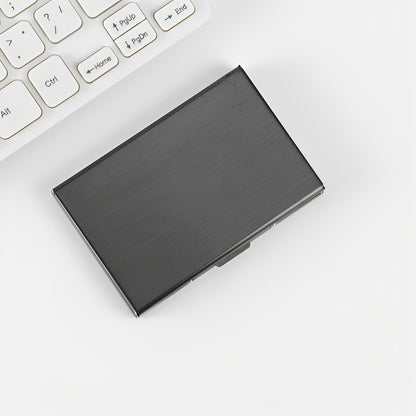Premium Slim Aluminium Visitenkartenhalter