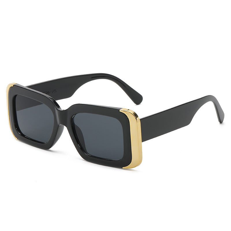 Damen Oversized-Sonnenbrille im modernen Animal-Print-Design Brehn
