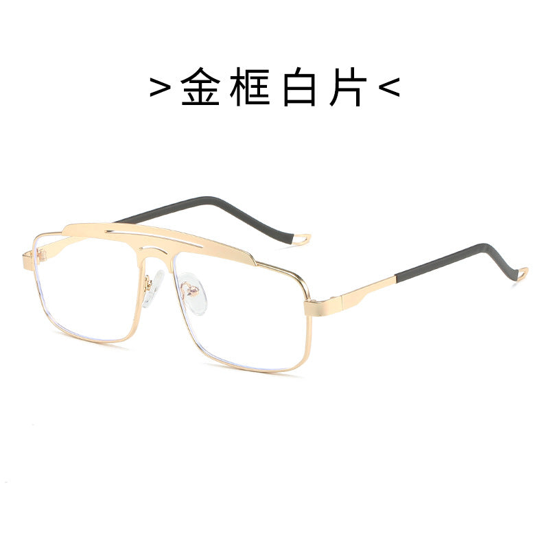Damen Modische Brille mit schmalem Metallrahmen Brehn