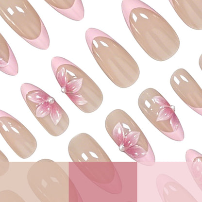 Luxuriöse florale Nagelkunstverbesserungen Brehn