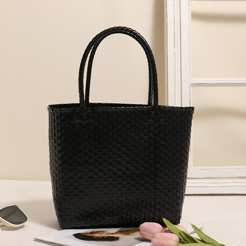 Geflochtene Freizeit Shopper-Tasche Brehn
