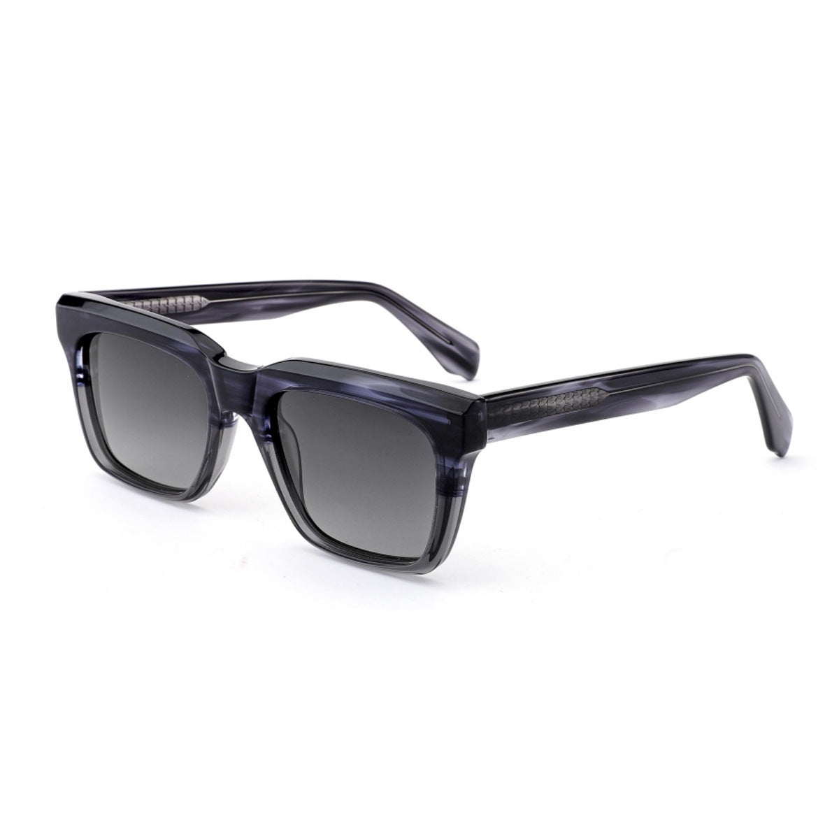 Damen modische Sonnenbrille im eleganten Rechteckdesign mit robustem Rahmen und UV-Schutz Brehn