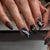 Künstlerisch thematisierte Press-On Nagelkunst Brehn
