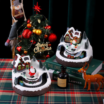 Beleuchtete Weihnachtsdorf Figur Brehn