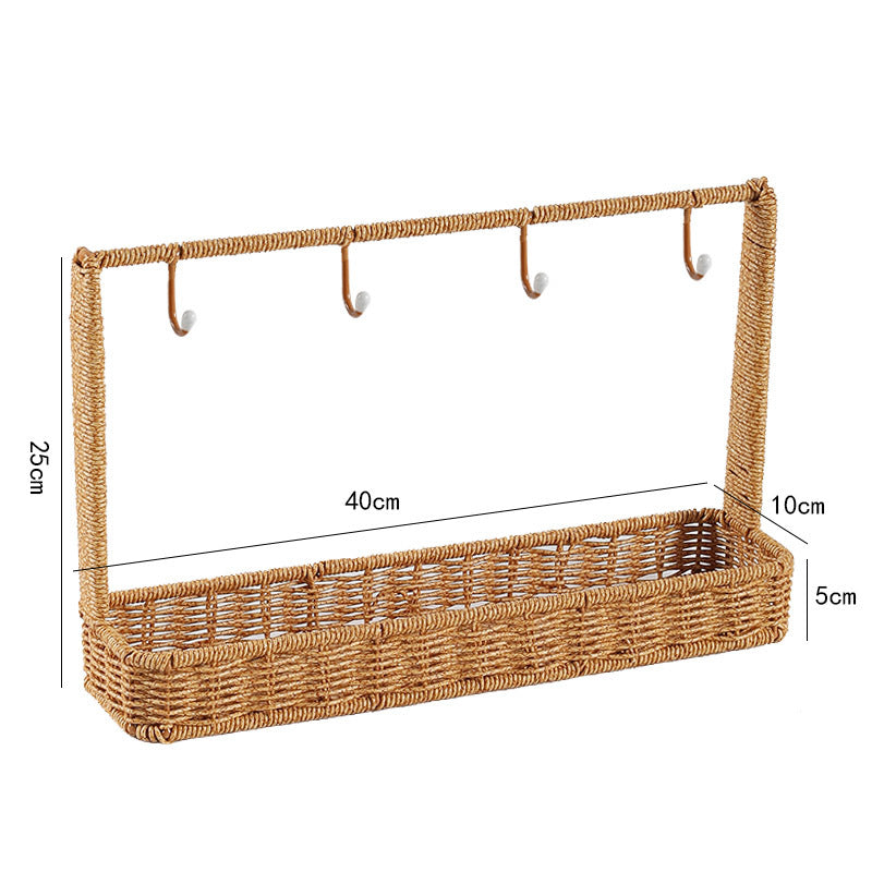 Unisex Vielseitiger Aufbewahrungskorb mit Haken Brehn