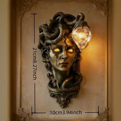 Wandlampe im Medusa-Design Brehn