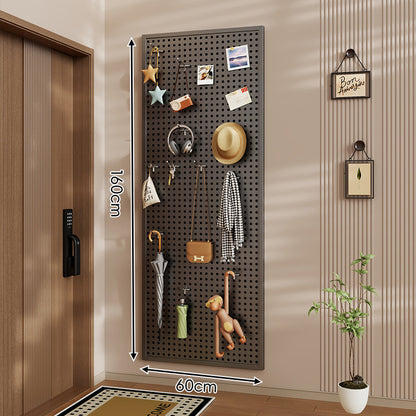 Wandanag perforiertes Lochboard-Organizer-Panel Großes Quadrat mit modularen Haken und Zubehör