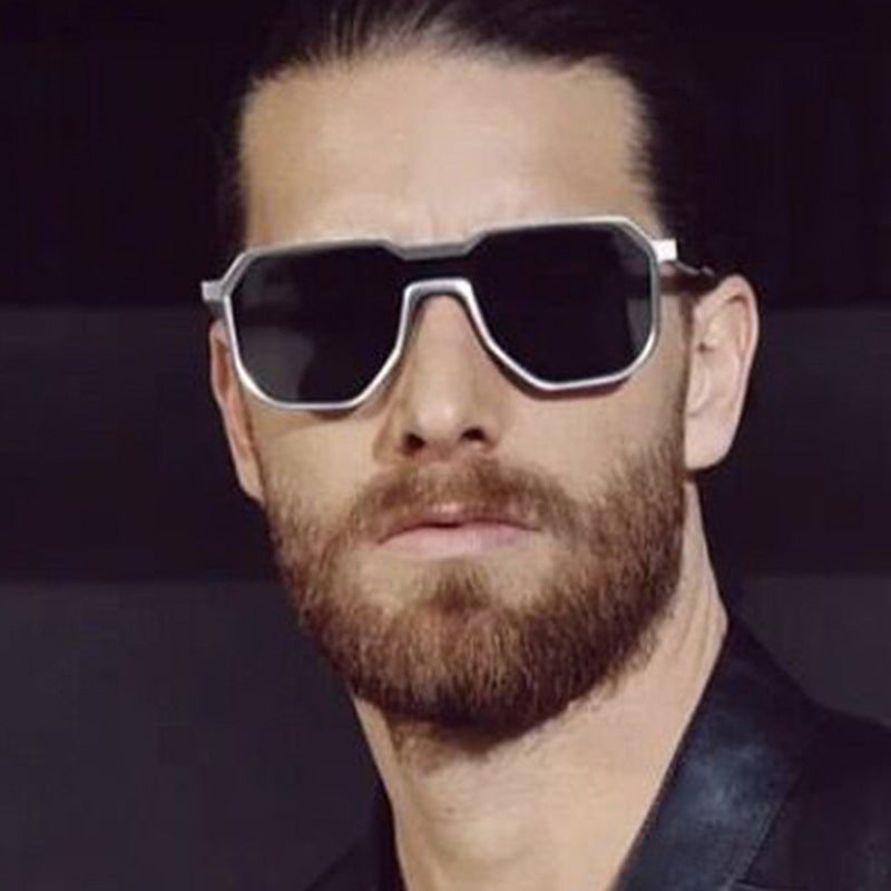 Damen extravagante geometrische Sonnenbrille mit schützendem UV-Filter Brehn