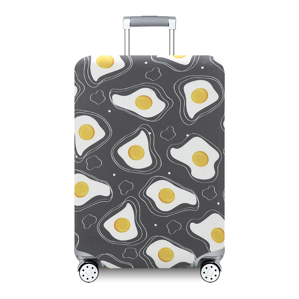 Unisex nan Kinder Kofferhülle für Hartschalenkoffer mit lustigem Weltraumdesign aus elastischem Polyester-Spandex Brehn