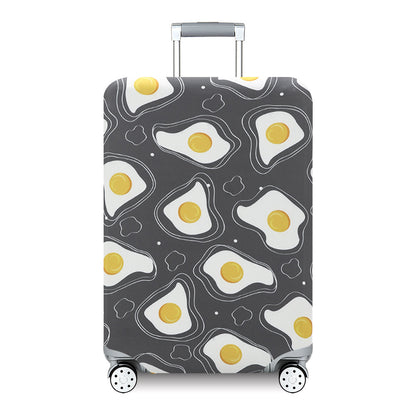 Unisex nan Kinder Kofferhülle für Hartschalenkoffer mit lustigem Weltraumdesign aus elastischem Polyester-Spandex Brehn