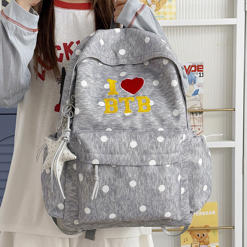 Stylischer gepunkteter Grafik-Rucksack Brehn