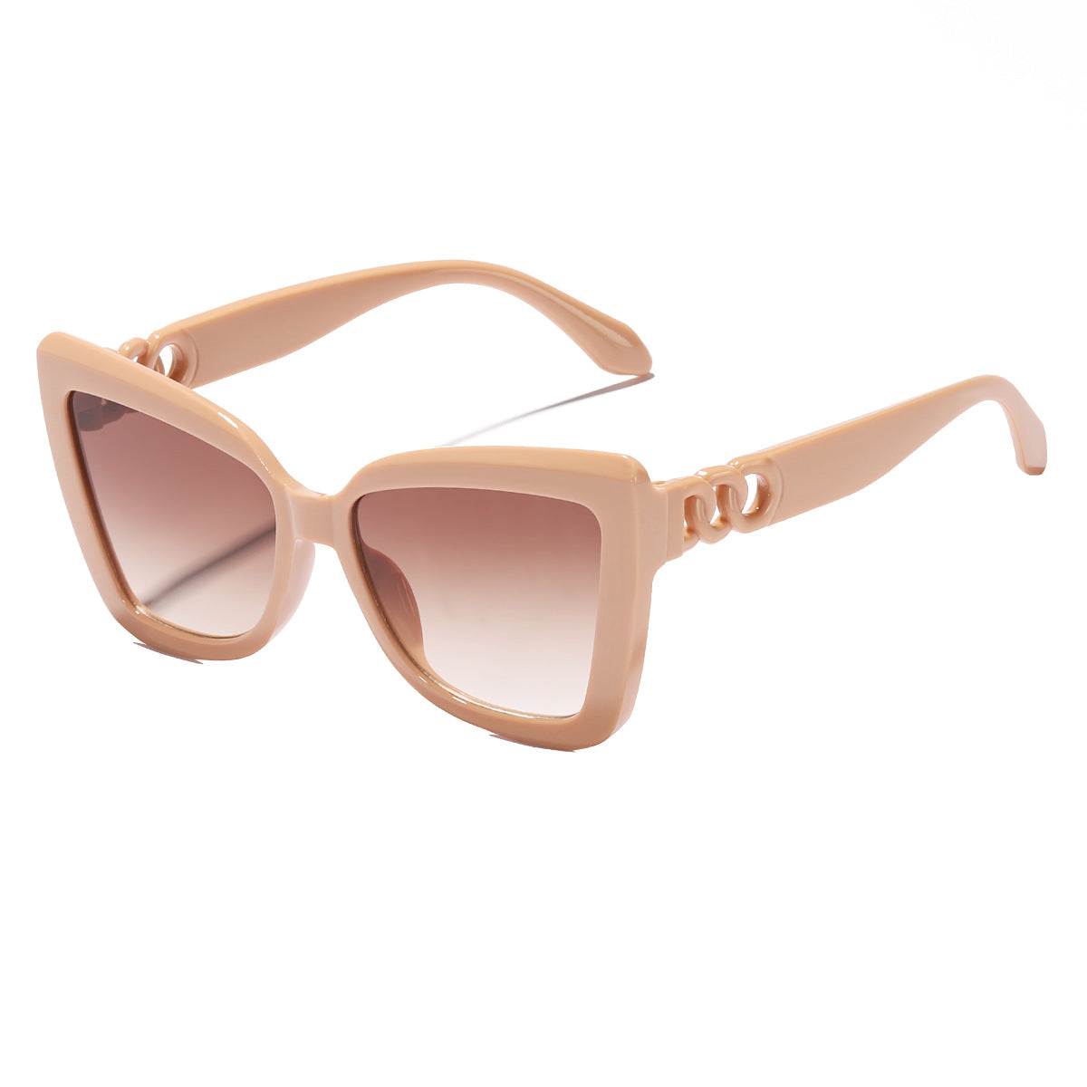 Damen modische Sonnenbrille mit auffälligem Design und robustem Rahmen Brehn