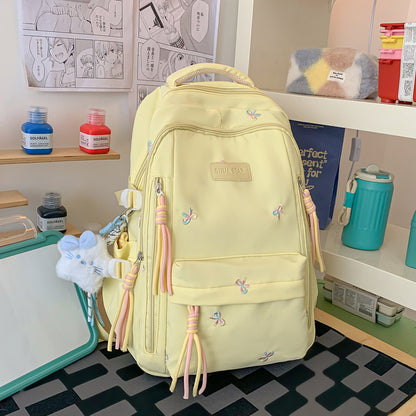 Stylische Bestickte Schulrucksack Brehn